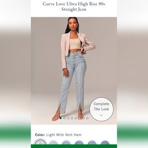 Abercrombie & Fitch curve love jeans